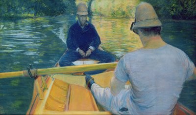 Boaters on the Yerres by Gustave Caillebotte